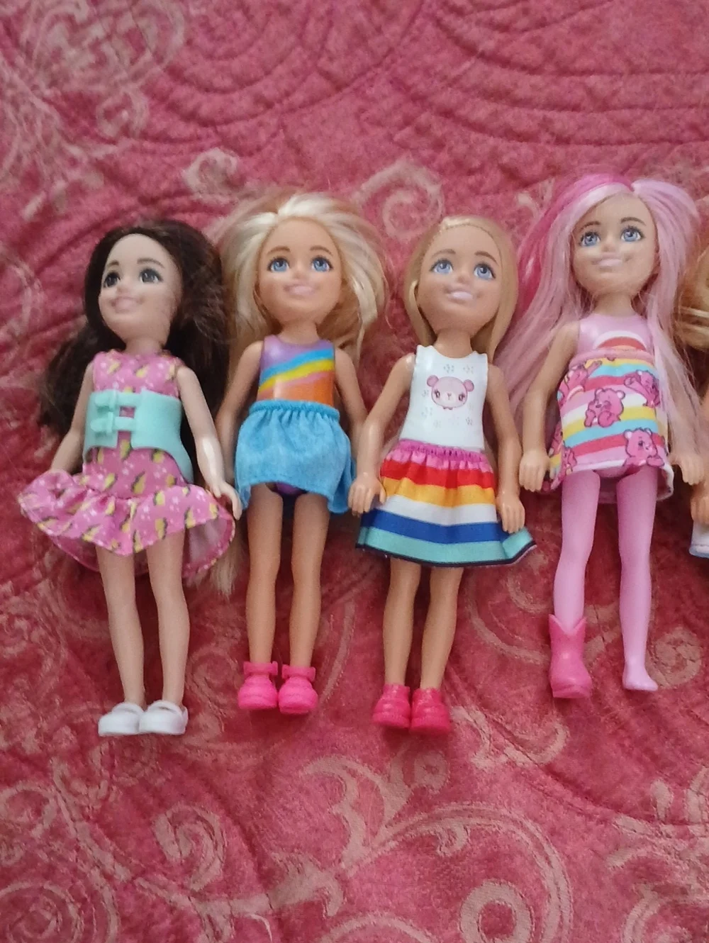 Chelsea Assorted Girls Fashion Dolls - Pink Outfit Variety